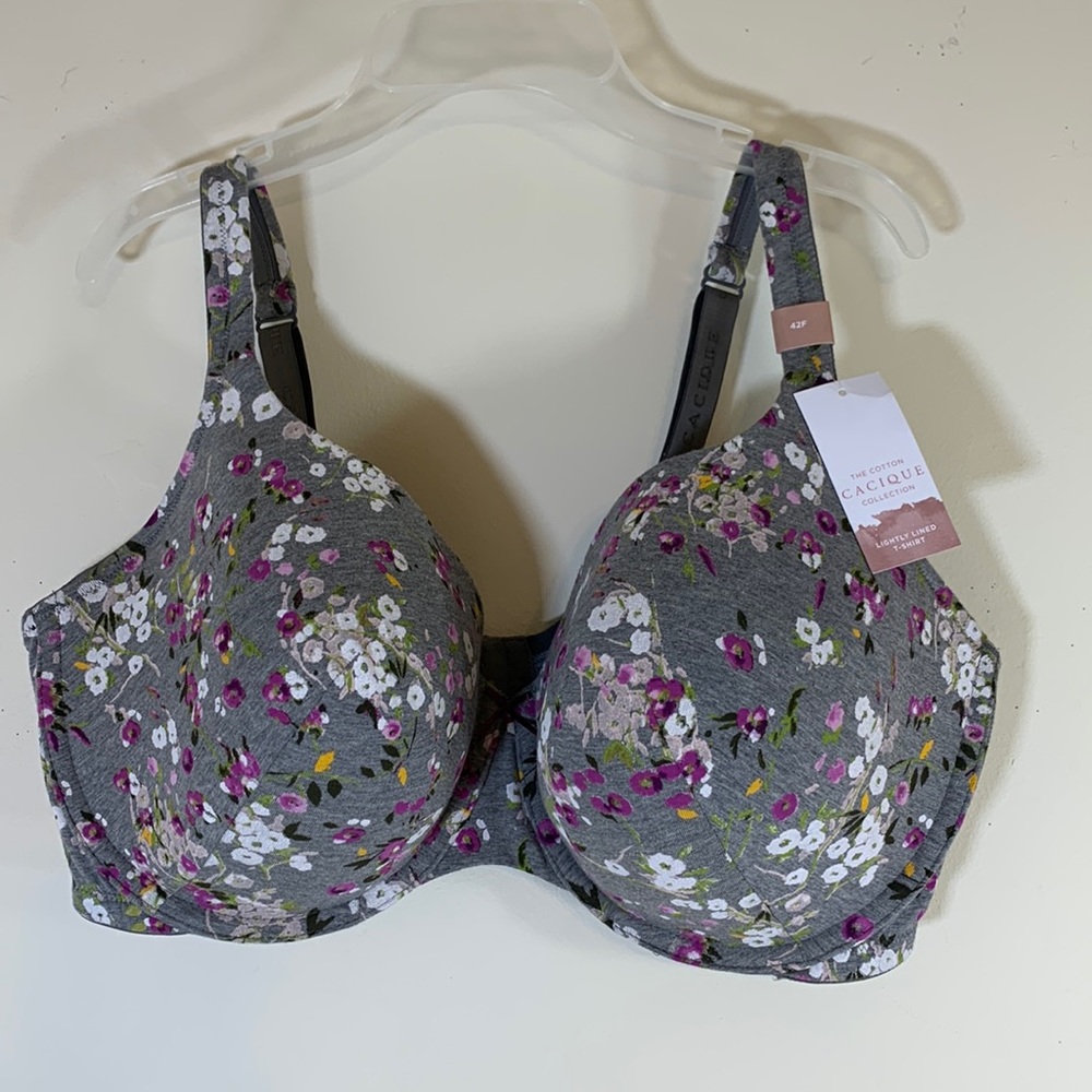 CACIQUE COLLECTION The Cotton Lightly Lined T Shirt Bra Plus-42F.